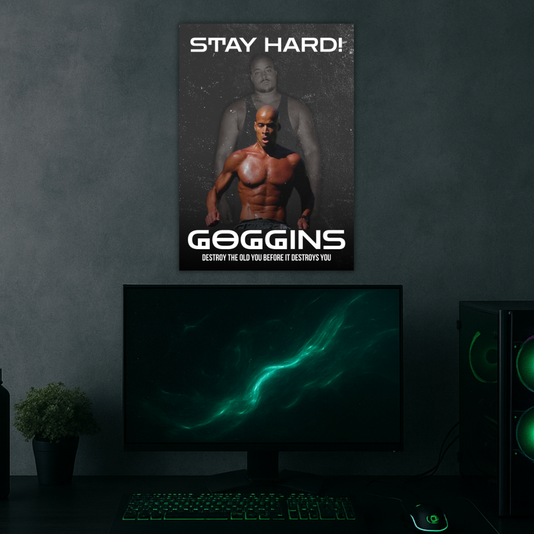 David Goggins Motivational Poster | STAY HARD