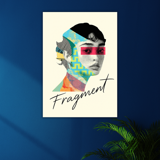 Surreal Layers of Self | Abstract Portrait Poster | Aesthetic Wall Art