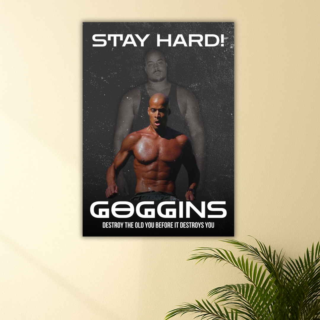David Goggins Motivational Poster | STAY HARD